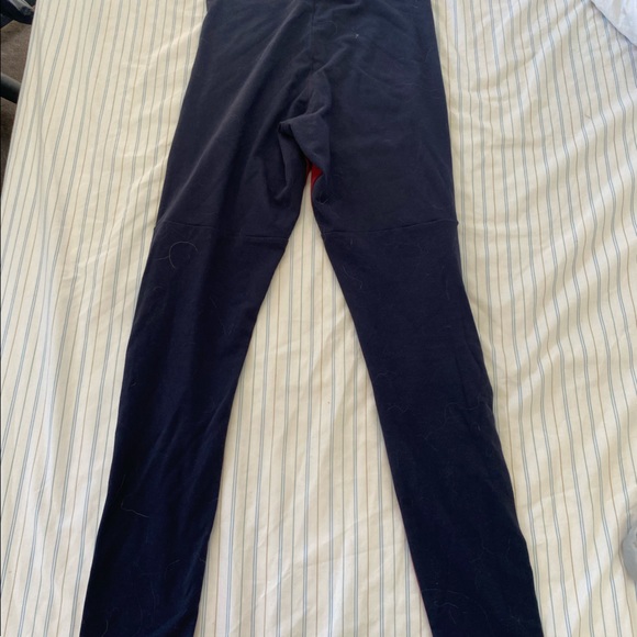 ADIDAS RED/BLUE/WHITE FULL LENGTH LEGGINGS - Size XS (fits a size 8) - Picture 5 of 5